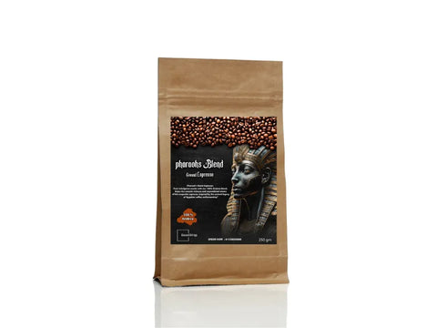 Pharaohs Blend Espresso Ground Coffee 250g - CAFELAX