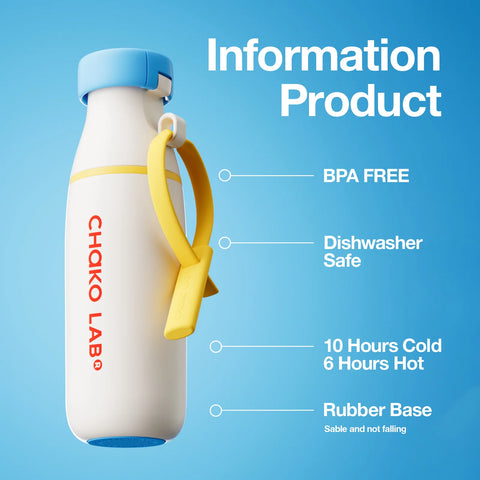Chako Lab  White & Blue Bottle Drink - 480 ML