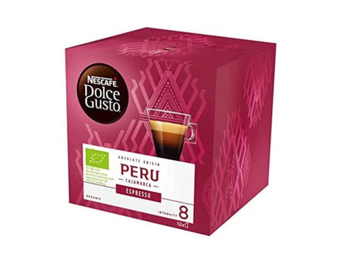 Nescafe Peru Dolce Gusto Coffee Capsules - 12 Capsules