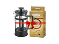 Black French Press 300 ML + Lavazza Qualita ORO Ground Coffee 250g Bundle - CAFELAX