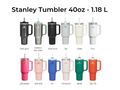 Stanley Quencher H2.O Tumbler 40oz - 1.18 L - CAFELAX