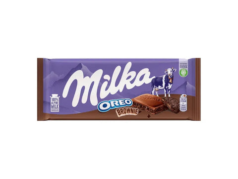 (27-2-2025 )Milka Oreo Brownie Chocolate 100 gm - CAFELAX
