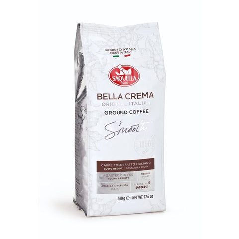 Saquella Bella Crema Ground Coffee 500g