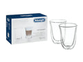 Delonghi Double-Wall Latte Macchiato Glasses - Set of 2 - 220ml - CAFELAX
