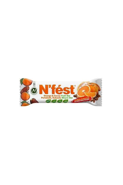 Nfest Orange & Cocoa Fruit Bar 40g