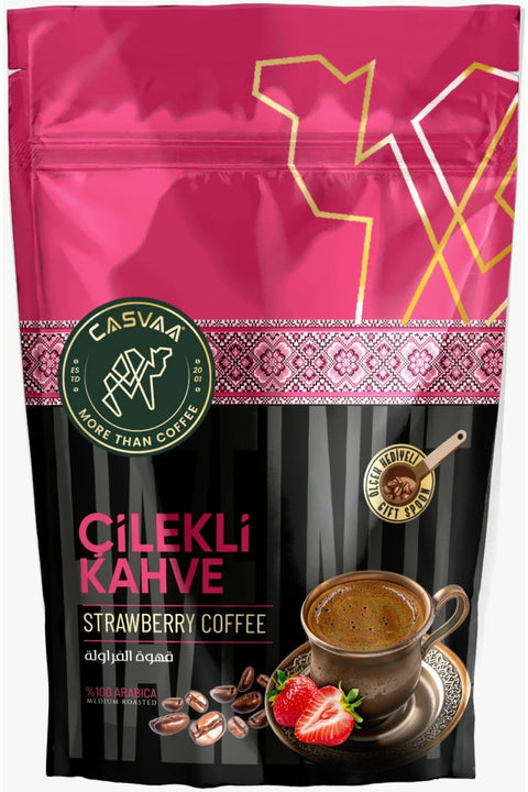 Casvaa Turkish Coffee With Strawberry Coffee 160g