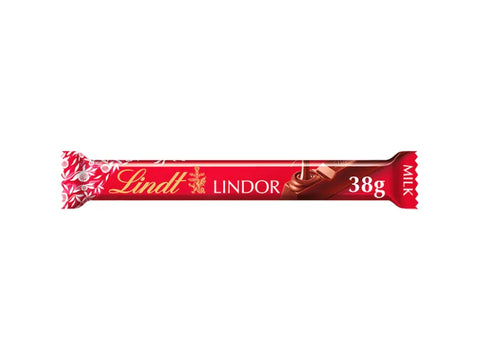 Lindt Lindor Milk Chocolate Bar 38g - CAFELAX