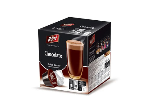 Cafe Rene Chocolate Dolce Gusto Coffee Capsules - 16 Capsules - CAFELAX