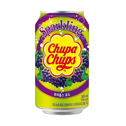 Chupa Chups Grape Sparkling Soft Drink 345ml