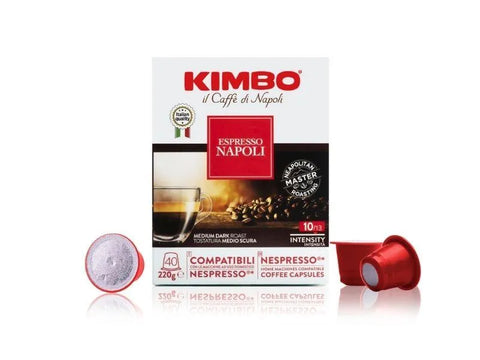 Kimbo Espresso Napoli Coffee Capsules - 40 Capsules - CAFELAX