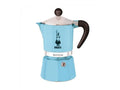 Bialetti Rainbow Moka Pot - 3 Cups - Light Blue - CAFELAX
