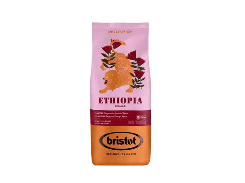Bristot Single Origin Ethiopia Whole Beans Coffee 225g - CAFELAX