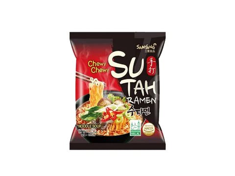 Samyang Chewy Chewy Sutah Ramen Noodles 120g - CAFELAX