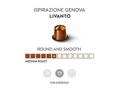 Nespresso Livanto Coffee Capsules - 10 Capsules