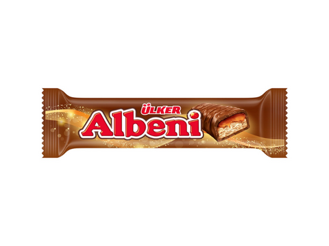Ülker Albeni Chocolate Coated Caramel and Biscuit 40g