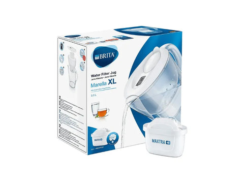 BRITA Water Filter Jug Marella Starter Pack 3.5L + 1 BRITA MAXTRA+ - CAFELAX