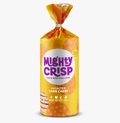 Mighty Crisp UnSalted Corn Cakes 106g - CAFELAX