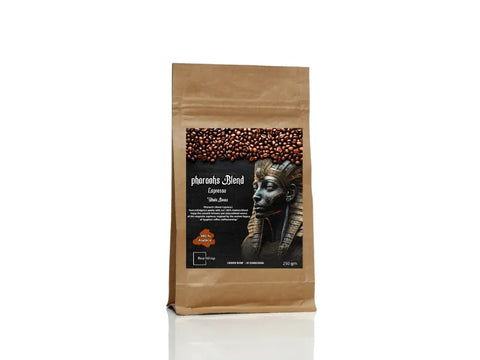 Pharaohs Blend 100% Arabica Espresso Whole Beans Coffee 250g - CAFELAX