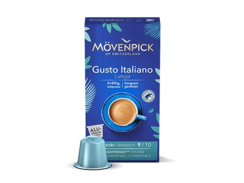 Movenpick Gusto Italiano Lungo Coffee Capslules - 10 Capsules