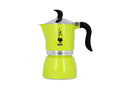 Bialetti fiammetta Moka Pot - 3 Cups - Lime - CAFELAX