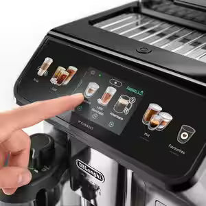 De'Longhi Eletta Explore Bean To Cup Espresso Machine - +50 Hot & Cold Drinks ECAM450.65.S