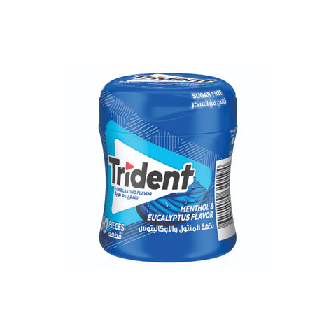 Trident Sugar Free Menthol & Eucalyptus Flavor 60 Pieces