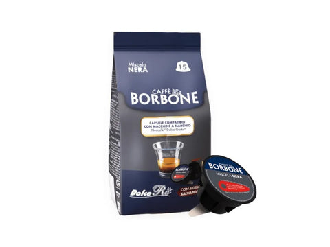Borbone Miscela Nera Dolce Gusto Coffee Capsules - 15 Capsules - CAFELAX