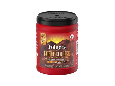 Folgers Coffeehouse Blend Ground Coffee 306g
