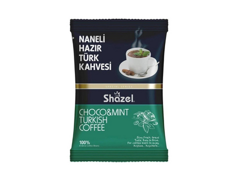 Shazel 100% Arabica Choco & Mint Instant Turkish Coffee 100g