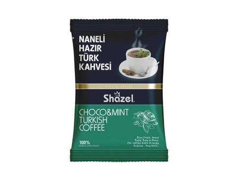 Shazel 100% Arabica Choco & Mint Instant Turkish Coffee 100g - CAFELAX