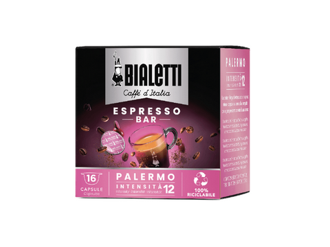 Bialetti Espresso Bar Palermo Coffee Capsules 72 Capsules - For Bialetti Machines Only