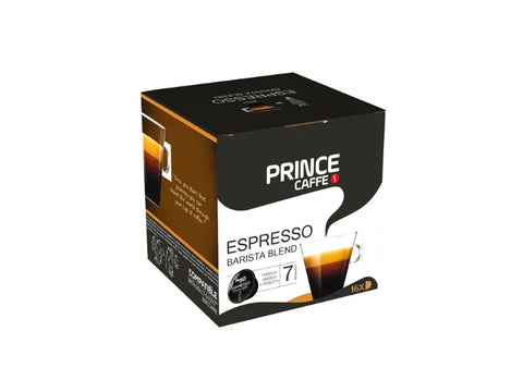 Prince Caffe Espresso Dolce Gusto Coffee Capsules - 16 Capsules - CAFELAX