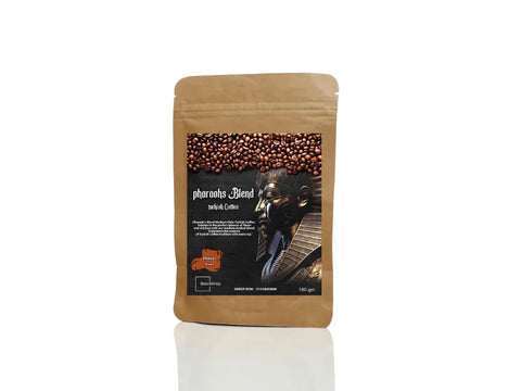 Pharaohs Blend Turkish Plain Medium Coffee 100g - CAFELAX