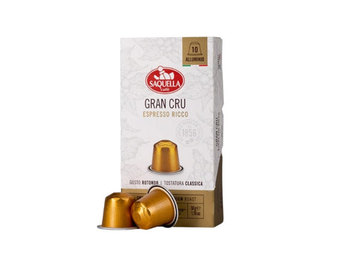 Saquella Grand Cru Coffee Capsules - 10 Capsules