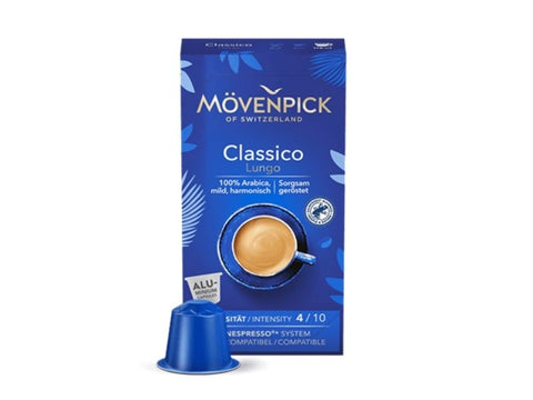 Movenpick Classico Lungo Coffee Capslules - 10 Capsules
