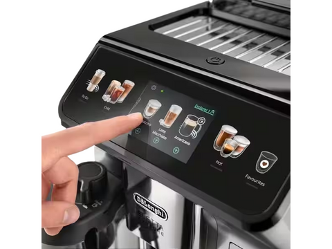 De'Longhi Eletta Explore Bean To Cup Espresso Machine - +50 Hot & Cold Drinks ECAM450.55.S - CAFELAX
