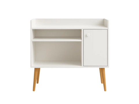 Modern Multi-Use Coffee Corner with Glass Top – Elegant & Functional Design - CAFELAX