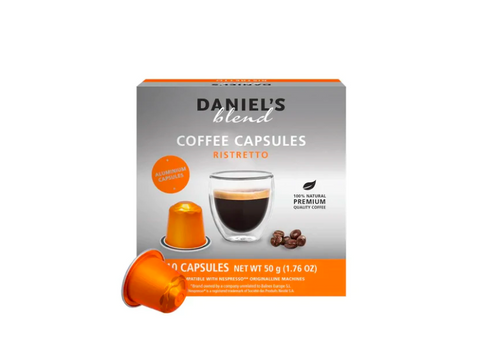 Daniel's Blend Ristretto Coffee Capsules - 10 Capsules
