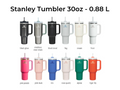 Stanley Quencher H2.O Tumbler 30oz - 0.88 L - CAFELAX