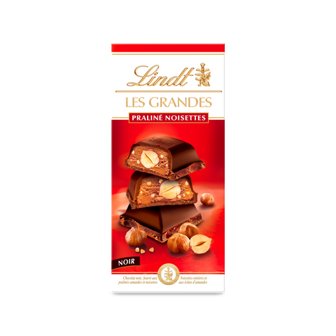 Lindt Les Grandes Praline Hazelnut Dark Chocolate 225g