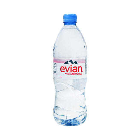 Evian Natural Mineral Water - 1 L