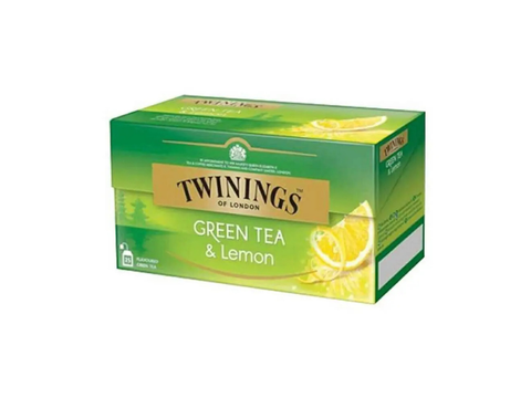 Twinings Green Tea With Lemon - 25 Tea Bags - CAFELAX