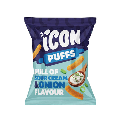 Icon Puffs Sour Cream & Onion 50g