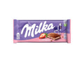 Milka Strawberry Chocolate 100g - CAFELAX