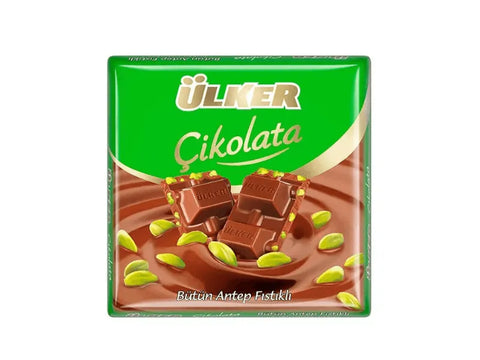 Ülker Chocolate With Whole Pistachio 65g - CAFELAX