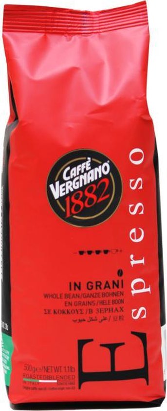 Caffè Vergnano Espresso Whole Beans Coffee 500g