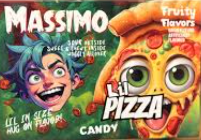 Massimo Jelly Lil Pizza Sour Candy 100g