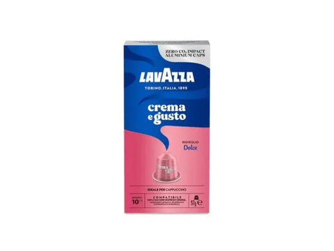 Lavazza Crema e Gusto Dolce Coffee Capsules - 10 Capsules - CAFELAX
