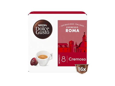 Nescafe Dolce Gusto Espresso Roma Coffee Capsules - 16 Capsules - CAFELAX
