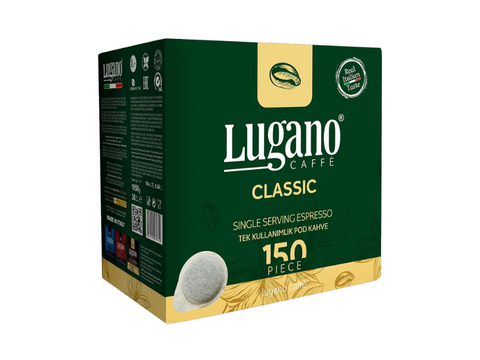 Lugano Classic Easy Serving Pods - 150 Pods - CAFELAX